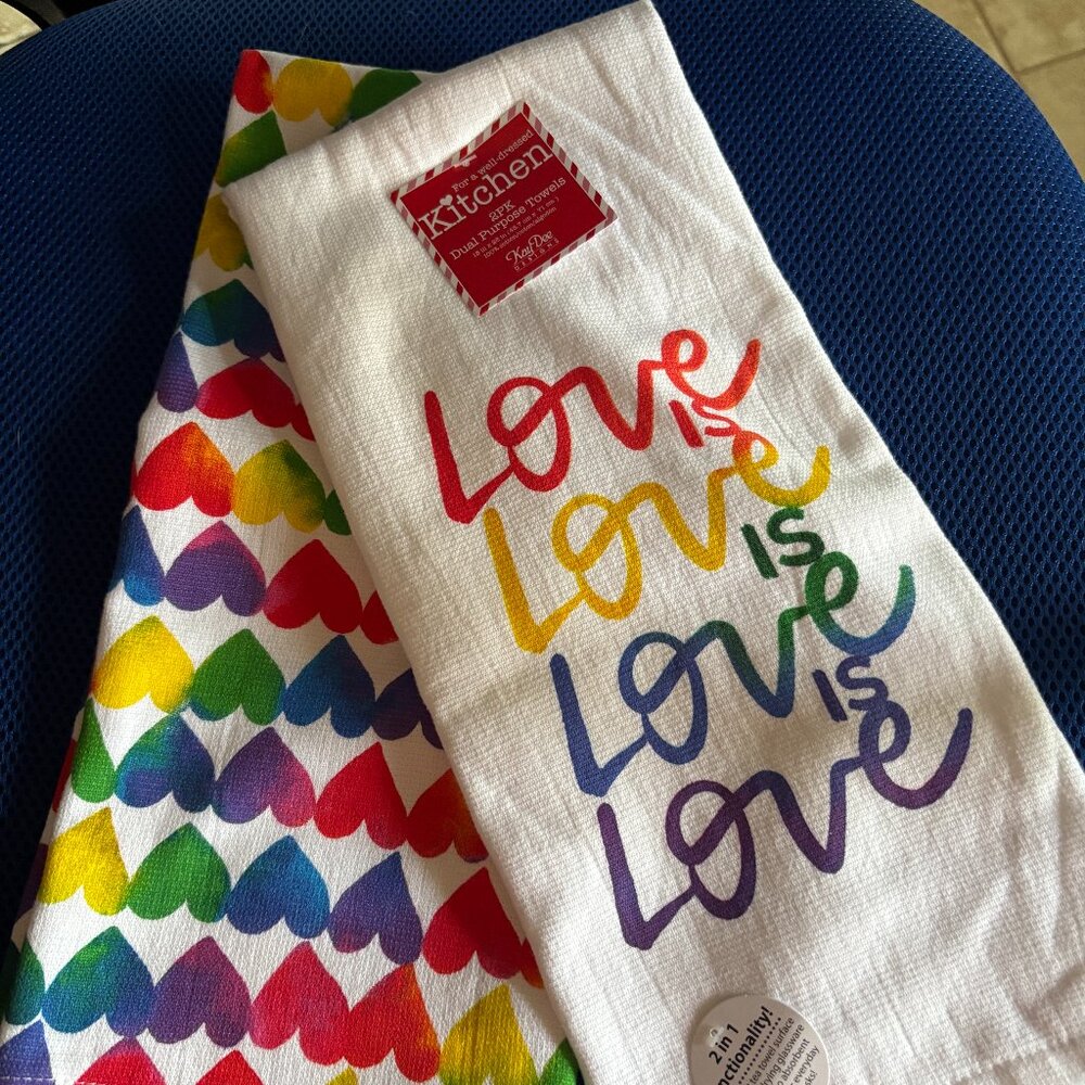 Kay Dee Designs Pride Kitchen Towels Set of 2